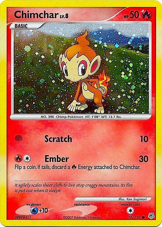 Chimchar - 76/130 (Cosmos Holo) - 076/130 - Promo - NM - Holofoil
