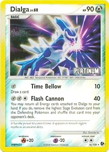 Dialga - 16/106 [Platinum] - 016/106 - Promo - NM - Reverse Holofoil