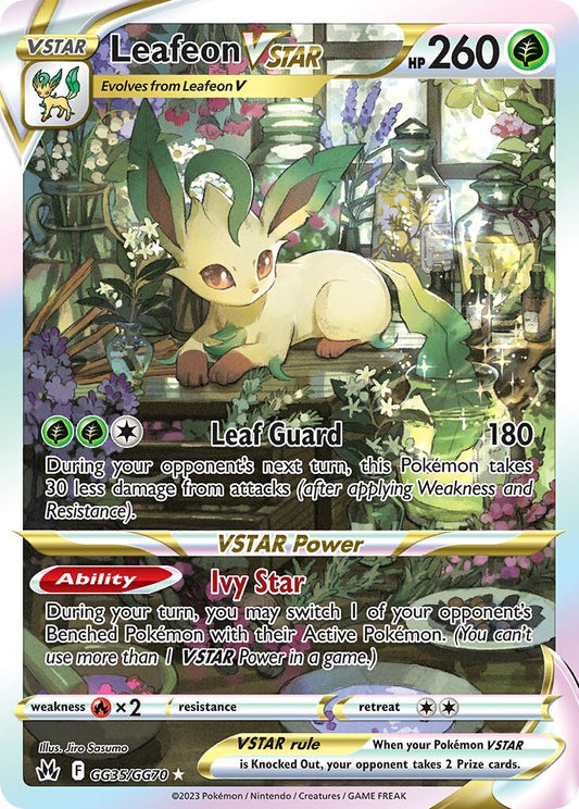 Leafeon VSTAR - GG35/GG70 - Holo Rare VSTAR - NM - Holofoil