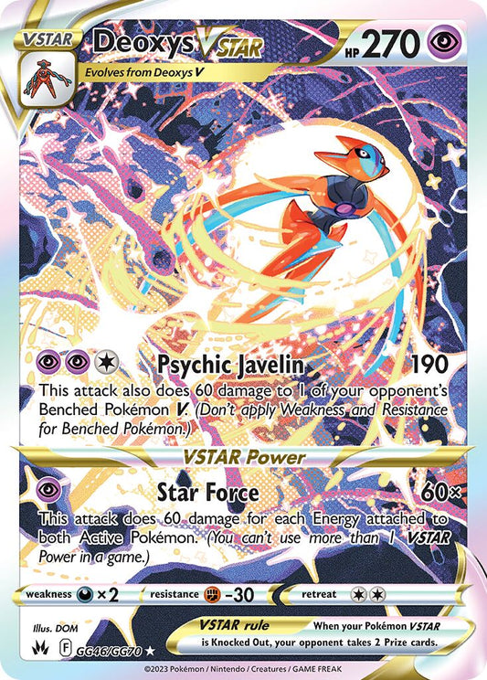 Deoxys VSTAR - GG46/GG70 - Holo Rare VSTAR - NM - Holofoil