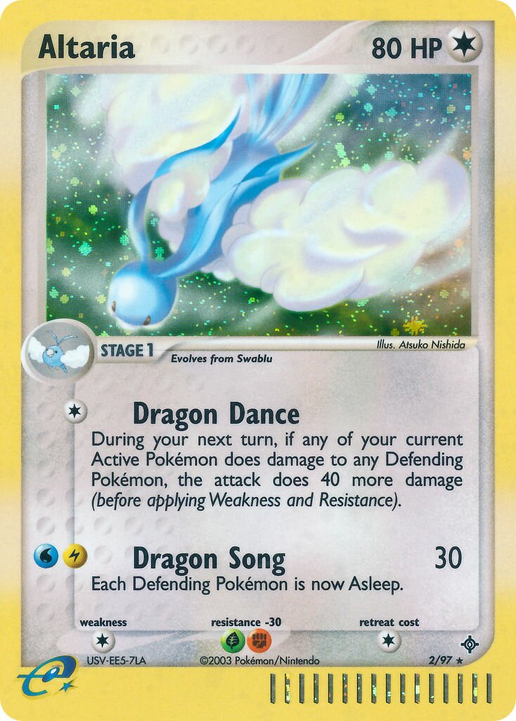 Altaria - 2/97 - Holo Rare - NM - Holofoil