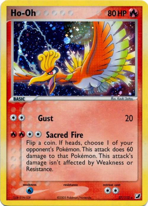 Ho-Oh - 27/115 (Cosmos Holo) - 027/115 - Holo Rare - NM - Holofoil