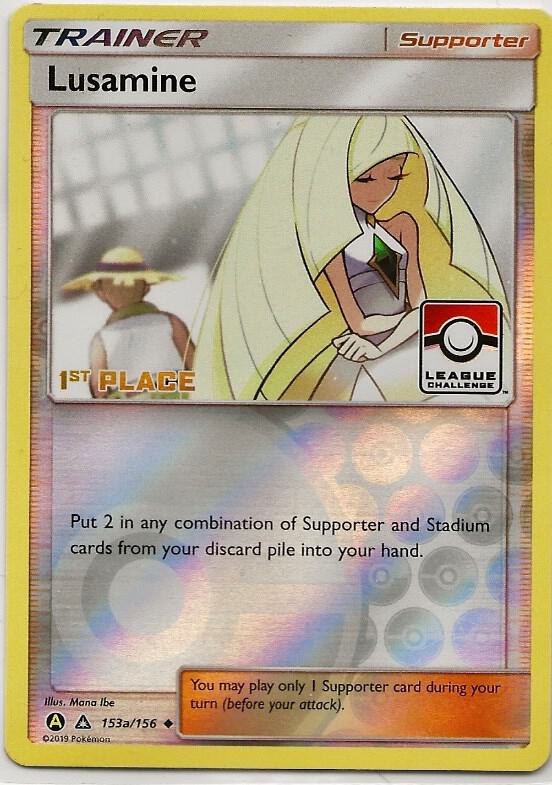 Lusamine - 153a/156 (League Challenge) [1st Place] - 153a/156 - Promo - NM - Reverse Holofoil