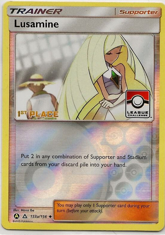 Lusamine - 153a/156 (League Challenge) [1st Place] - 153a/156 - Promo - NM - Reverse Holofoil