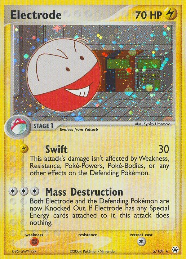 Electrode - 5/101 - Holo Rare - NM - Holofoil