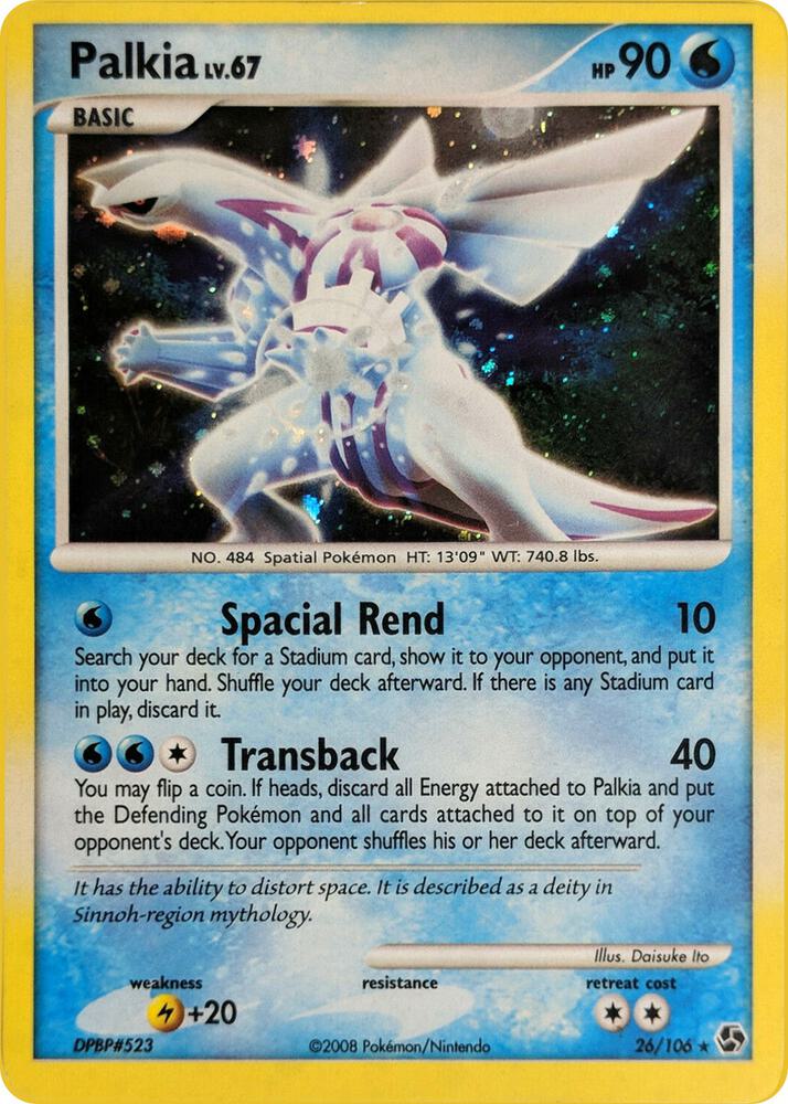 Palkia - 26/106 (Cosmos Holo) - 026/106 - Holo Rare - NM - Holofoil