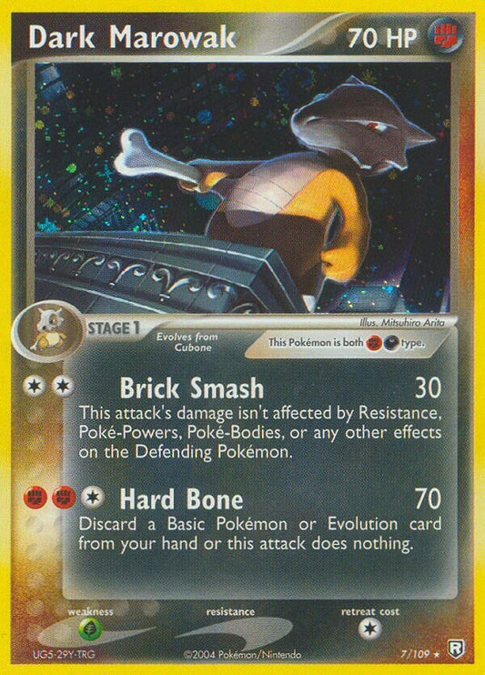 Dark Marowak - 7/109 - Holo Rare - NM