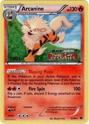 Arcanine - 12/99 (Prerelease) [Staff] - 12/99 - Promo - NM - Holofoil