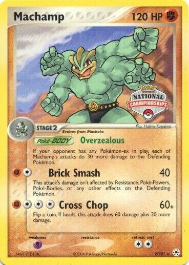 Machamp - 9/101 (National Championships) - 009/101 - Promo - NM - Holofoil