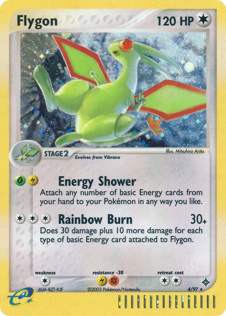 Flygon - 4/97 - Holo Rare - NM - Reverse Holofoil