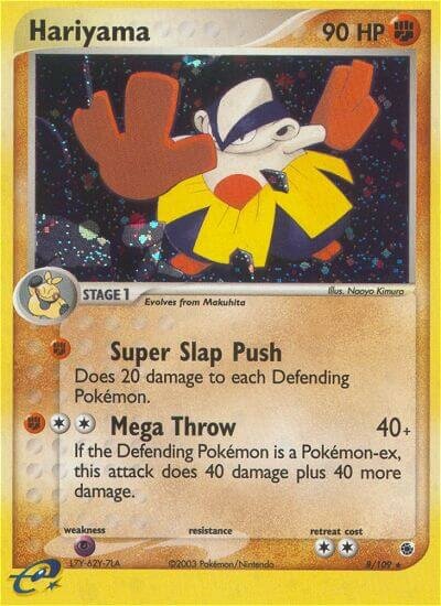 Hariyama - 8/109 - Holo Rare - NM - Holofoil