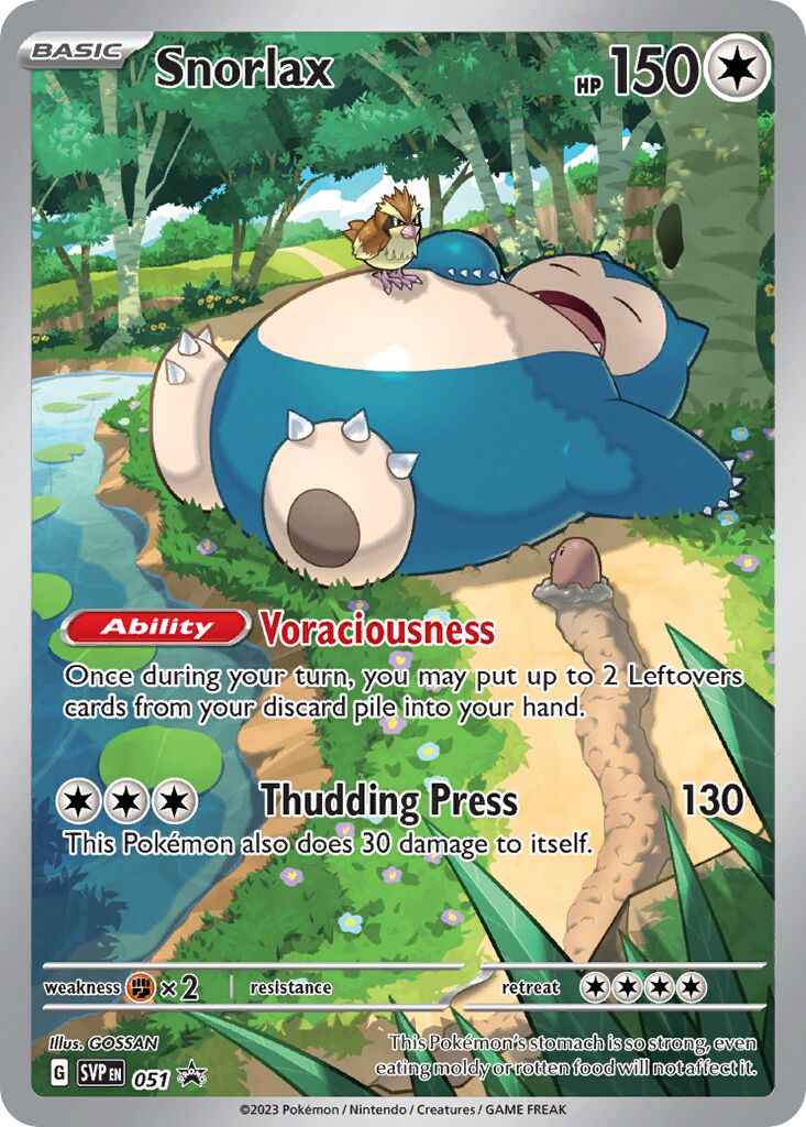 Snorlax - 051 - Promo - NM - Holofoil