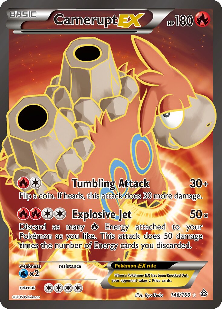 Camerupt EX - 146/160 - Ultra Rare - NM - Holofoil