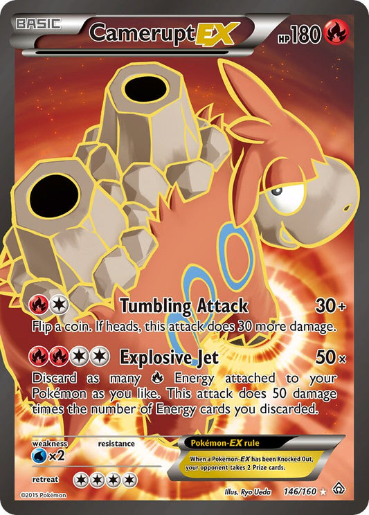 Camerupt EX - 146/160 - Ultra Rare - NM - Holofoil