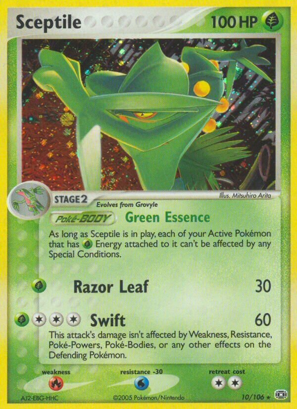 Sceptile - 10/106 - Holo Rare - NM - Holofoil
