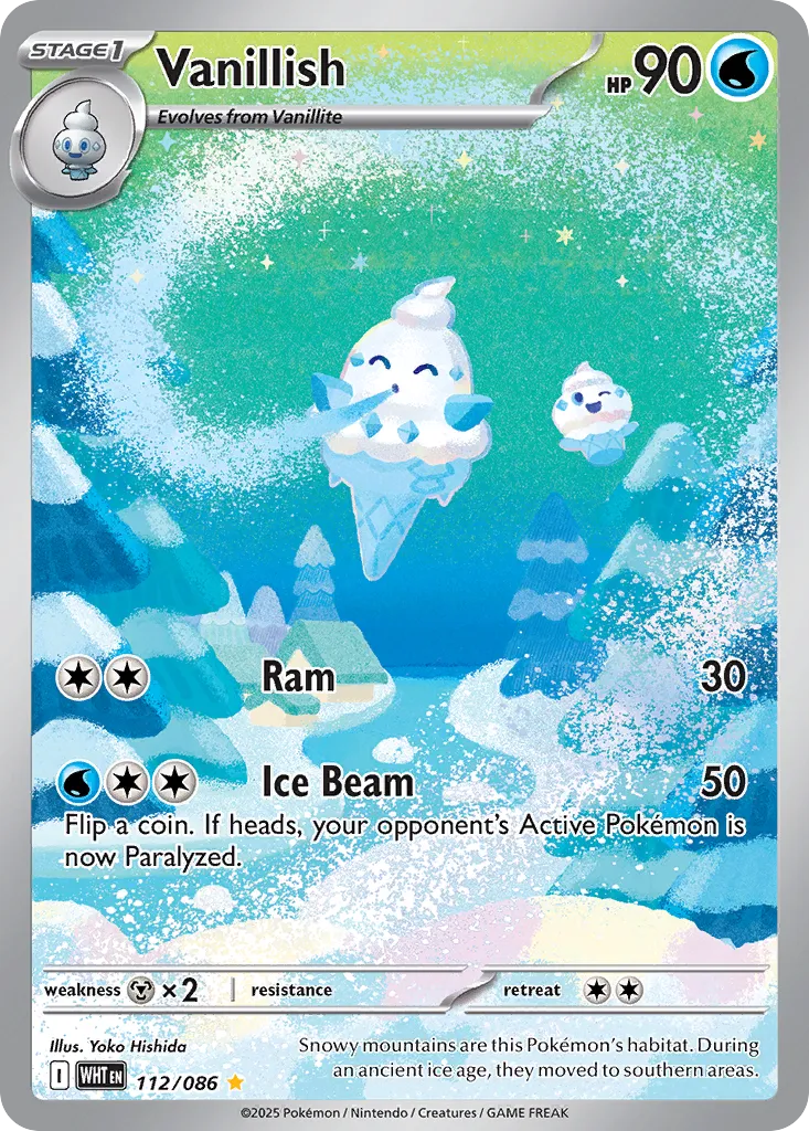 Vanillish - 112/086 - Illustration Rare - NM - Holofoil