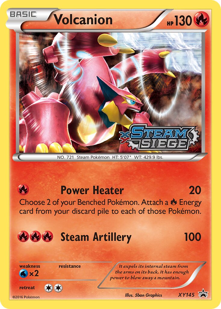 Volcanion - XY145 - Promo - NM - Holofoil