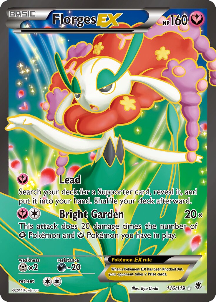 Florges EX - 116/119 - Ultra Rare - NM - Holofoil