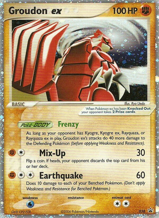 Groudon ex - 038 - Promo - NM - Holofoil