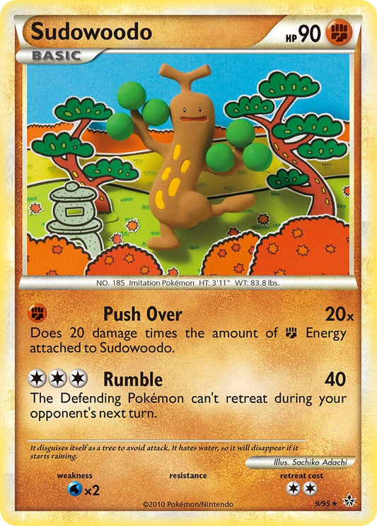 Sudowoodo - 9/95 - Holo Rare - NM - Holofoil