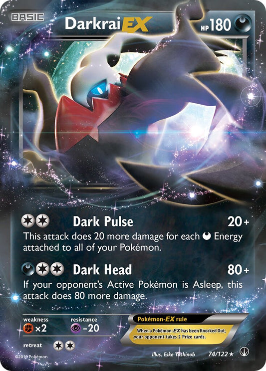 Darkrai EX - 74/122 - Rare Holo EX - NM - Holofoil