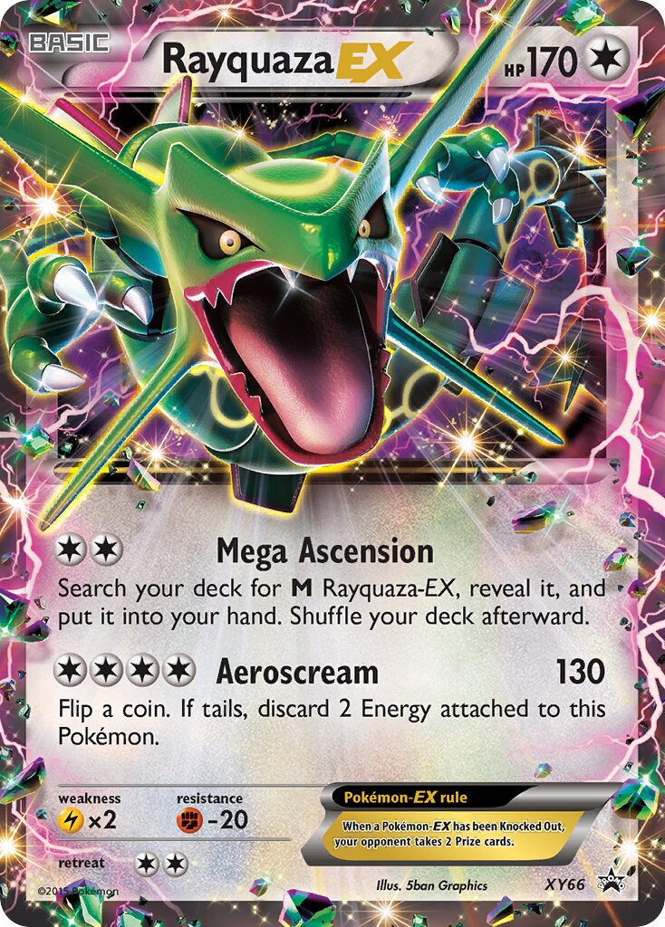 Rayquaza EX - XY66 - Promo - NM - Holofoil