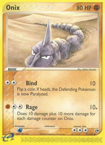 Onix - 71/100 - Common - NM - Reverse Holofoil