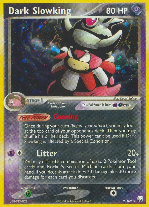 Dark Slowking - 9/109 - Holo Rare - NM - Holofoil