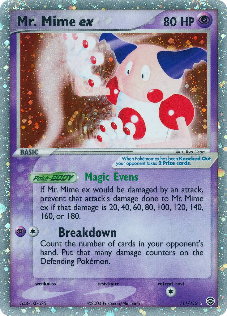 Mr. Mime ex - 111/112 - Rare Holo ex - NM - Holofoil