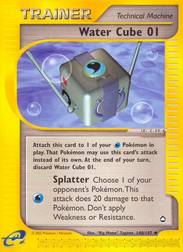 Water Cube 01 - 140/147 - Uncommon - NM - Reverse Holofoil