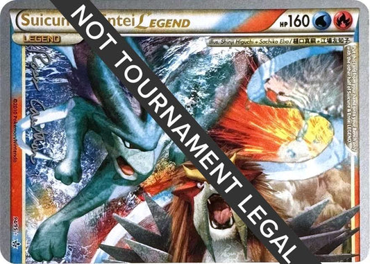 Suicune & Entei LEGEND (94) - 2011 (Ross Cawthon) - 94/95 - Holo Rare - NM