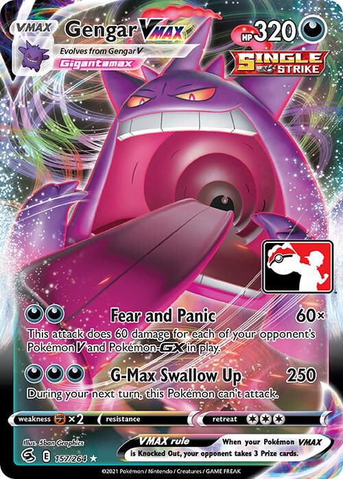 Gengar VMAX - 157/264 - Ultra Rare - NM - Holofoil
