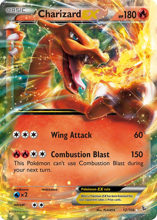 Charizard EX - 12/106 - Rare Holo EX - NM - Holofoil