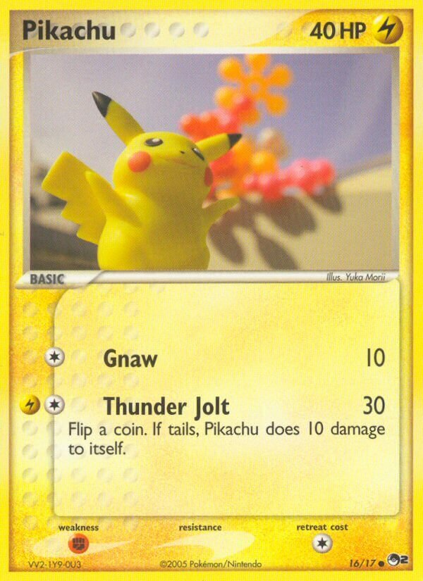 Pikachu - 016/017 - Common - NM