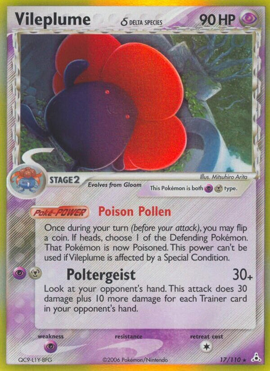 Vileplume - 17/110 - Holo Rare - NM - Holofoil