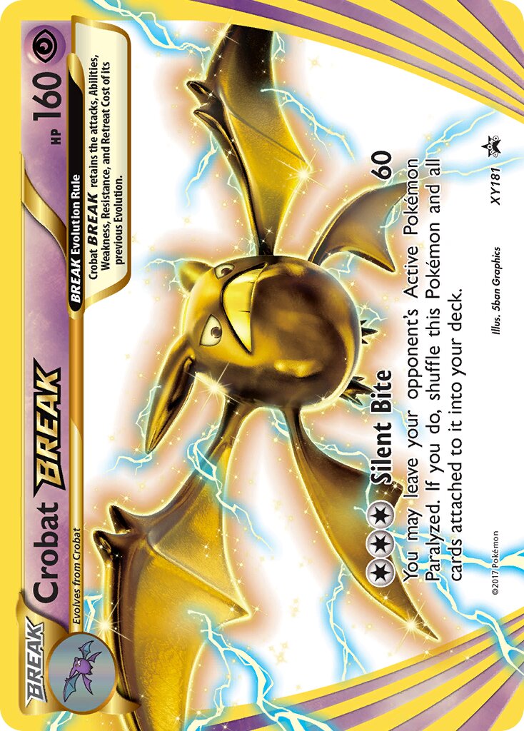 Crobat BREAK - XY181 - Promo - NM - Holofoil
