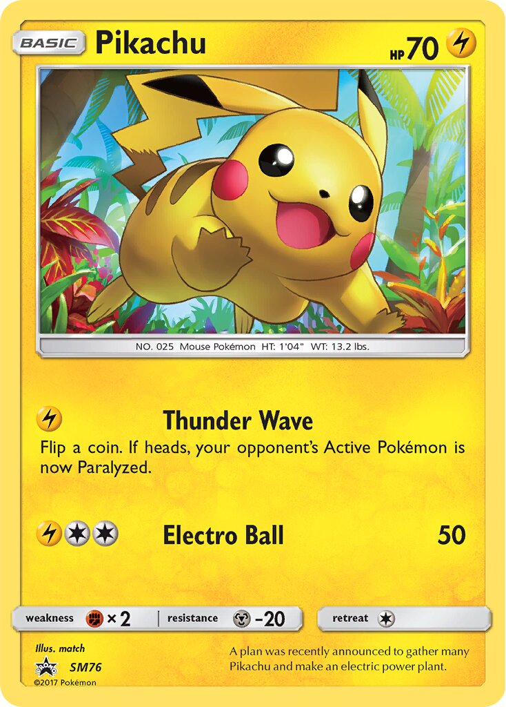 Pikachu - SM76 - Promo - NM - Holofoil
