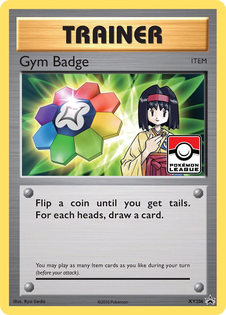 Gym Badge - XY206 - Promo - NM - Holofoil