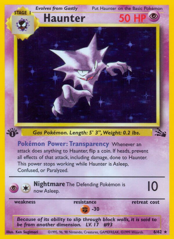 Haunter - 06/62 - Holo Rare - NM - Unlimited Holofoil