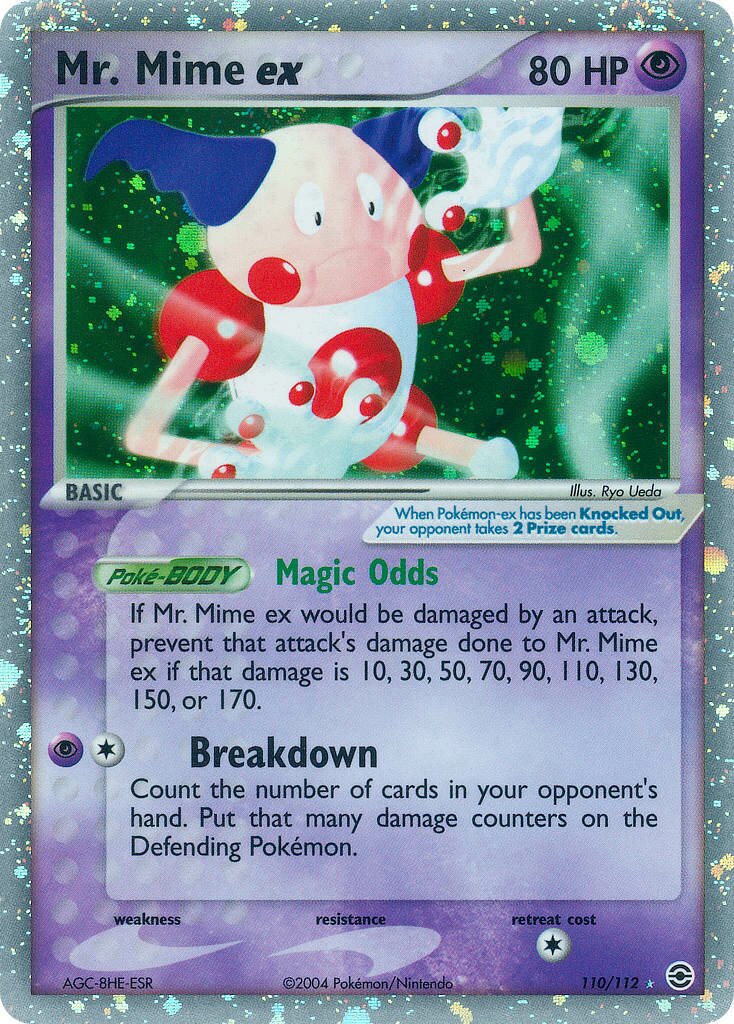 Mr. Mime ex - 110/112 - Rare Holo ex - NM - Holofoil