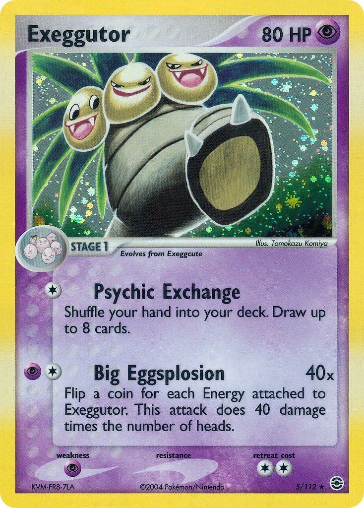 Exeggutor - 5/112 - Holo Rare - NM