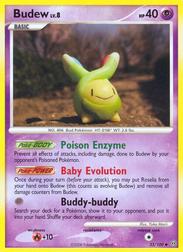 Budew - 33/100 - Uncommon - NM