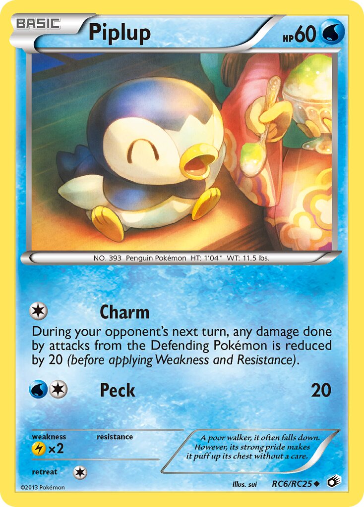 Piplup - RC6/RC25 - Uncommon - NM - Holofoil