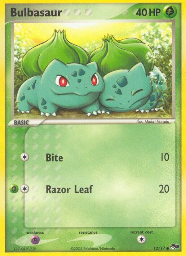 Bulbasaur - 012/17 - Common - NM