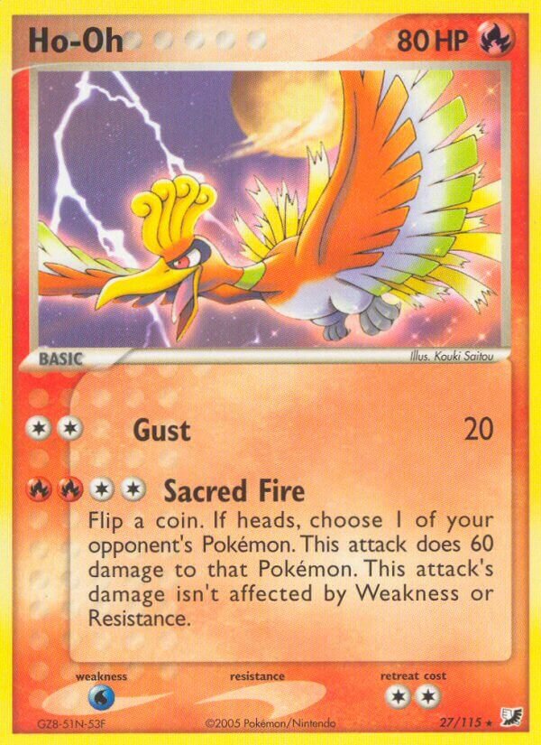 Ho-Oh - 27/115 - Rare - NM