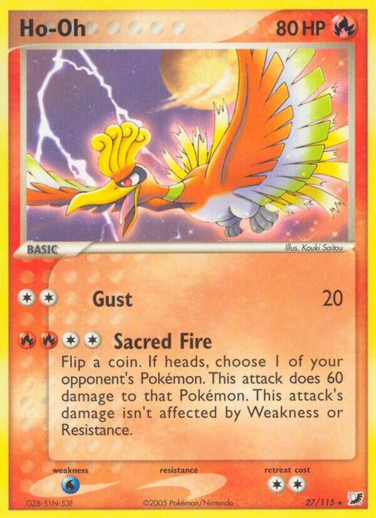 Ho-Oh - 27/115 - Rare - NM