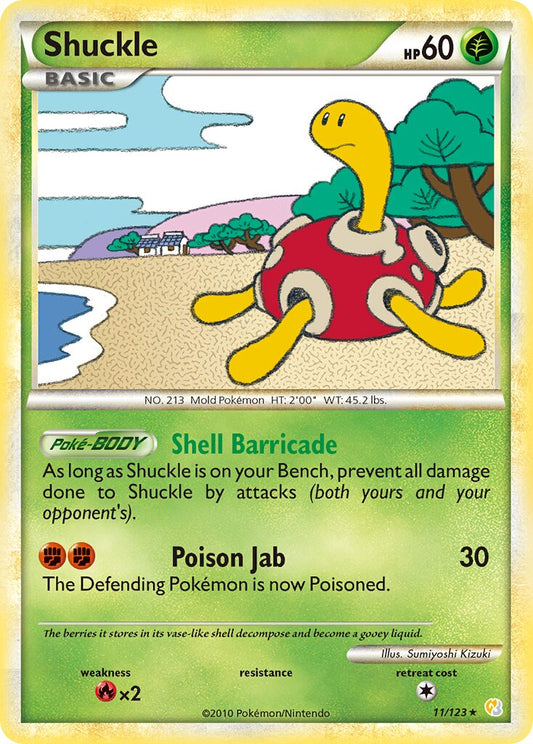 Shuckle - 11/123 - Holo Rare - NM - Holofoil