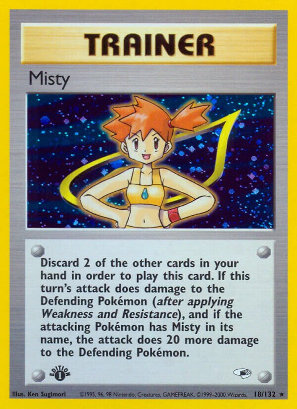 Misty - 018/132 - Holo Rare - NM - Unlimited Holofoil