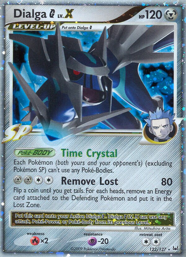 Dialga G LV.X - 122/127 - Rare Holo LV.X - NM - Holofoil