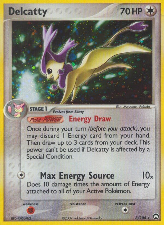 Delcatty - 8/108 - Holo Rare - NM - Holofoil